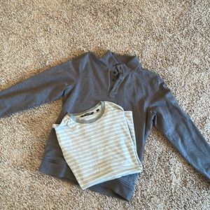 Travis Mathew sweater and shirt set